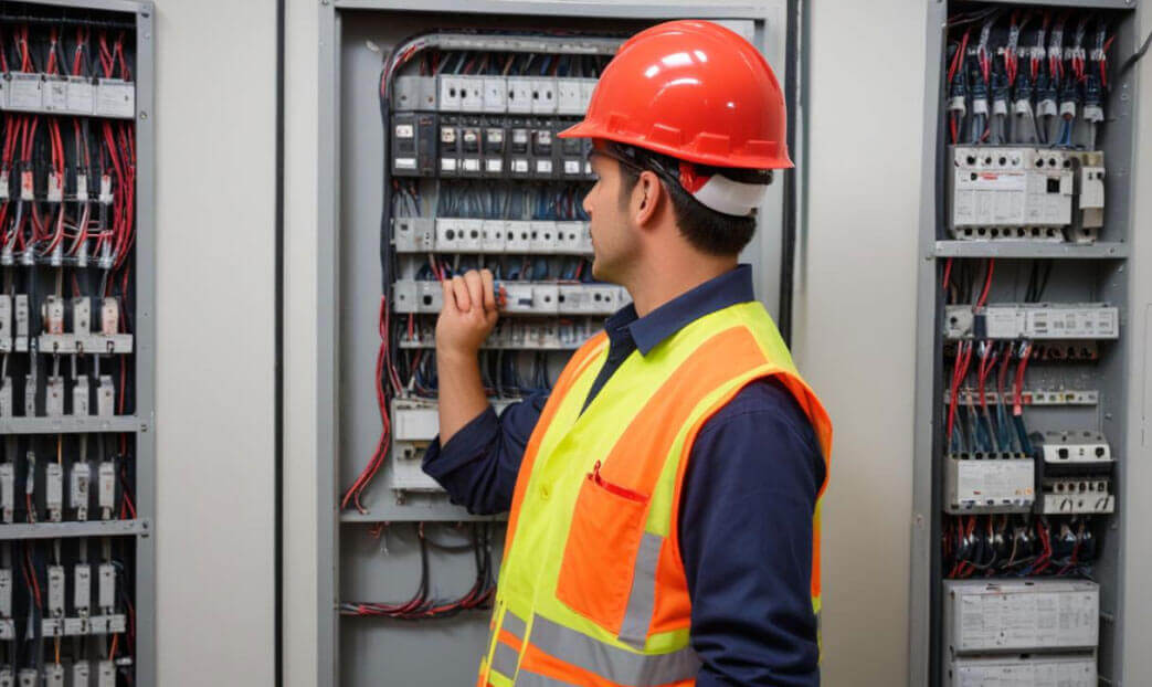 Electricity and gas experts at work